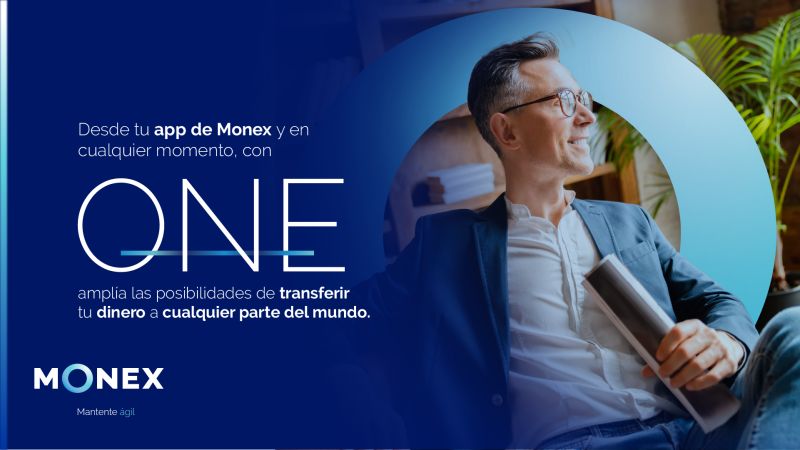 MONEX ONE creative about transferring money internationally